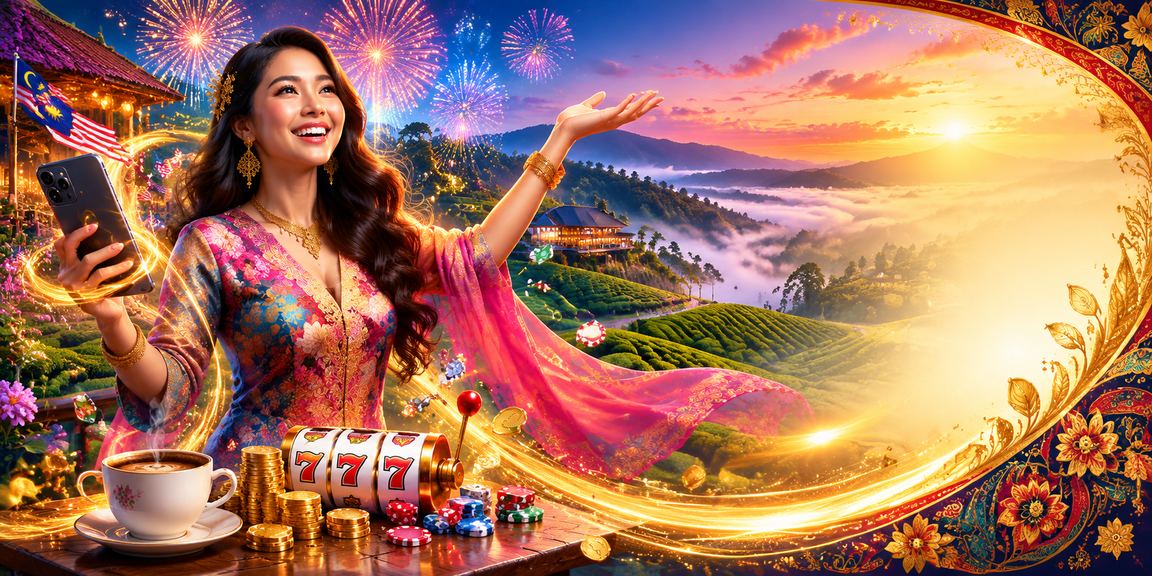 Borang pendaftaran akaun dan bonus selamat datang platform 75200 Malaysia rekaan batik